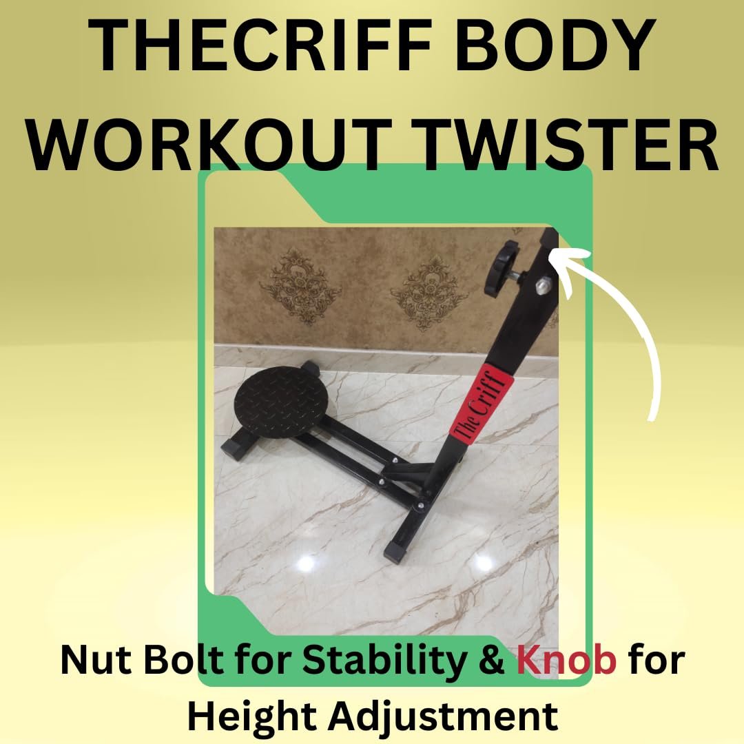 standing tummy twister exercise machine for home double support heavy duty adjustable height feature twister for exercise at home suitable